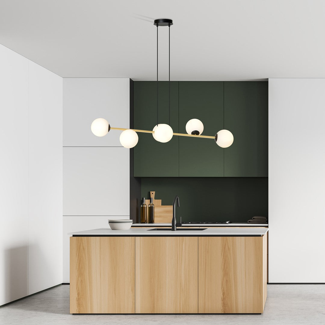 Hanglamp - GRAVITY 6 BL OPAAL