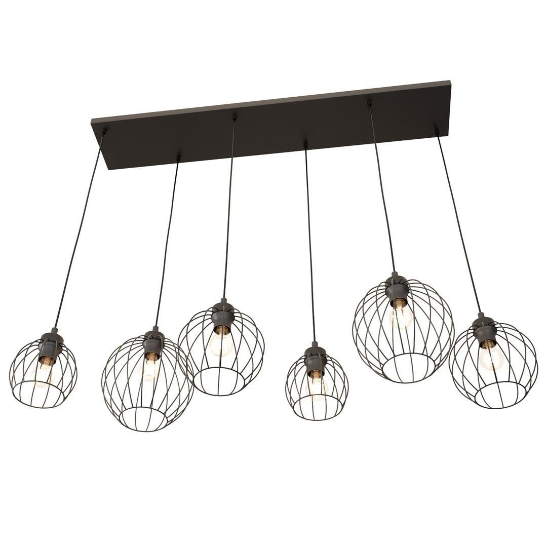 Hanglamp - NANDO 6 BL