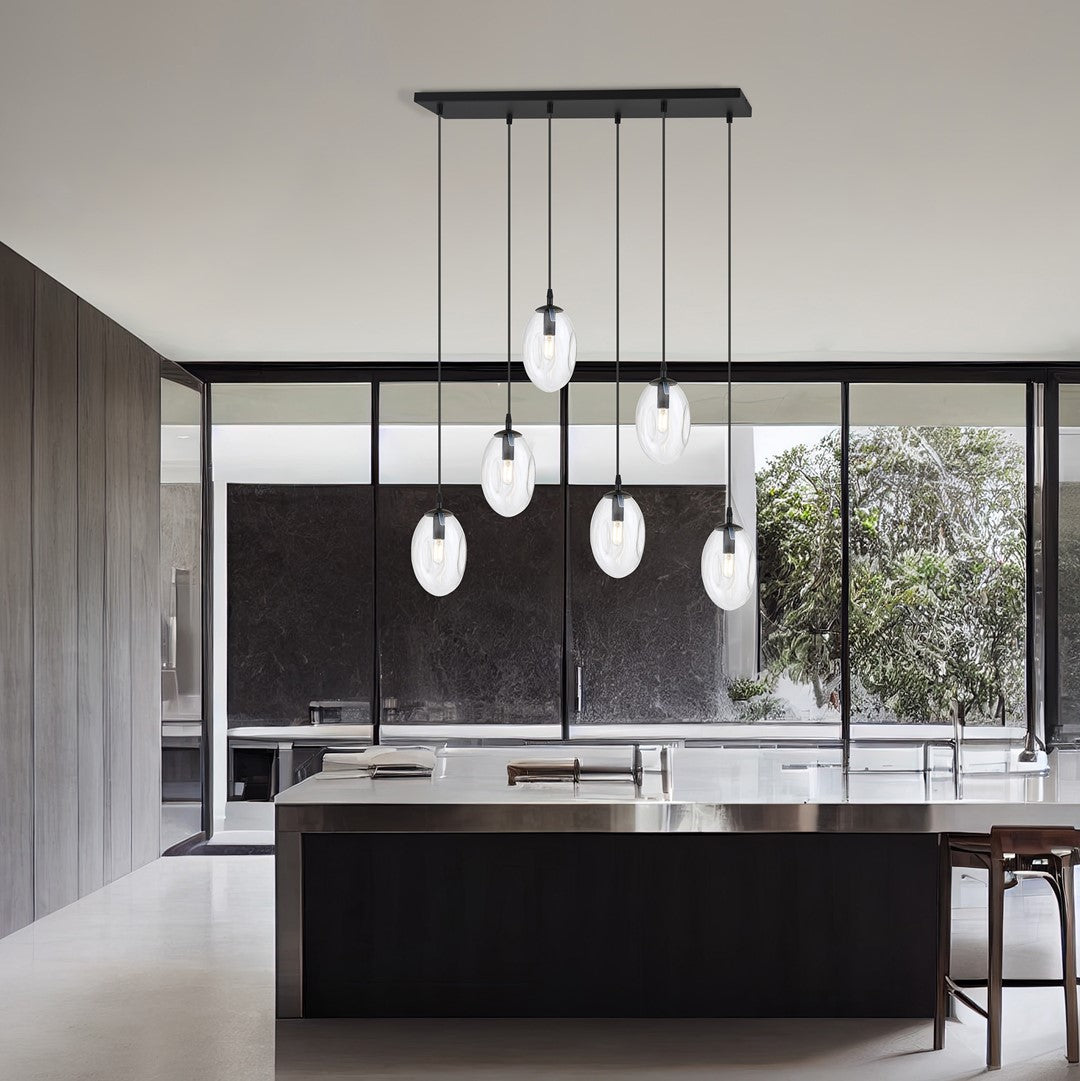 Hanglamp - ASTRAL 6 BL TRANSPARANT
