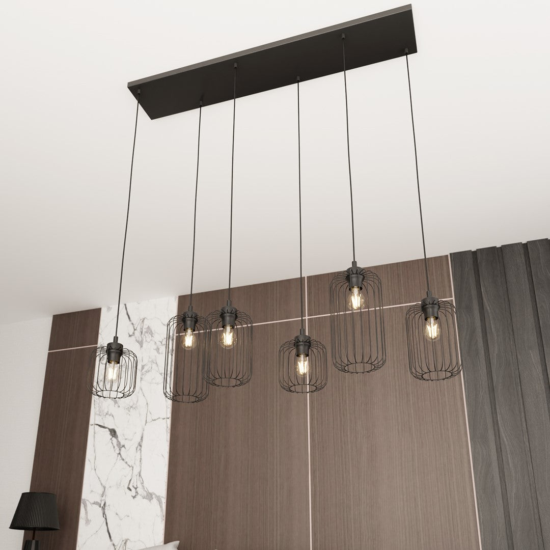 Hanglamp - VANDER 6 blauw