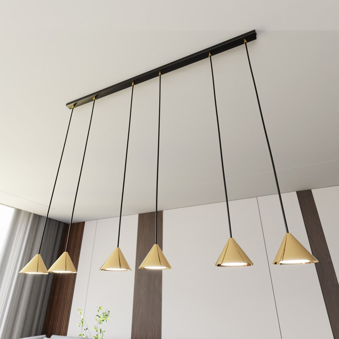 Hanglamp - ELIT 6 BL GOUD