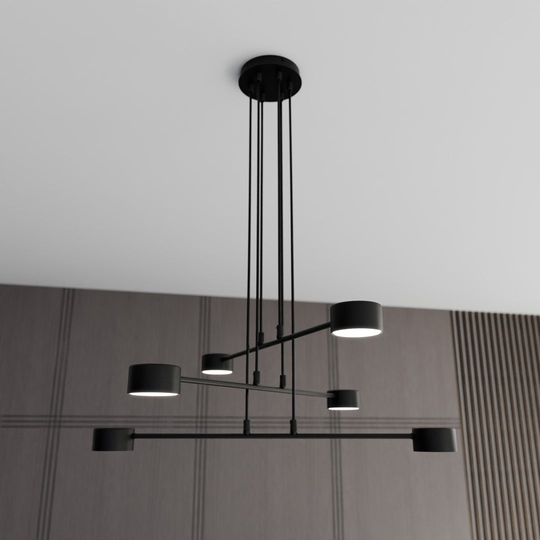 Hanglamp - MODUS 6 ZWART