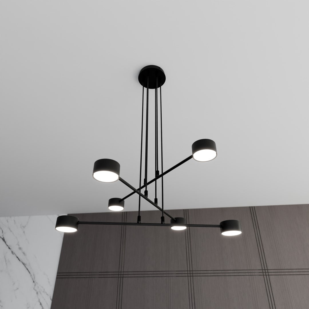 Hanglamp - MODUS 6 ZWART