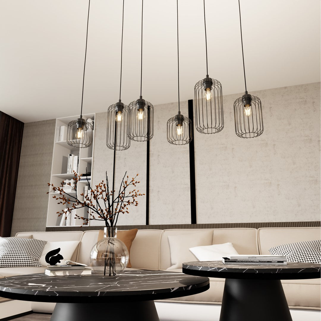 Hanglamp - VANDER 6 blauw
