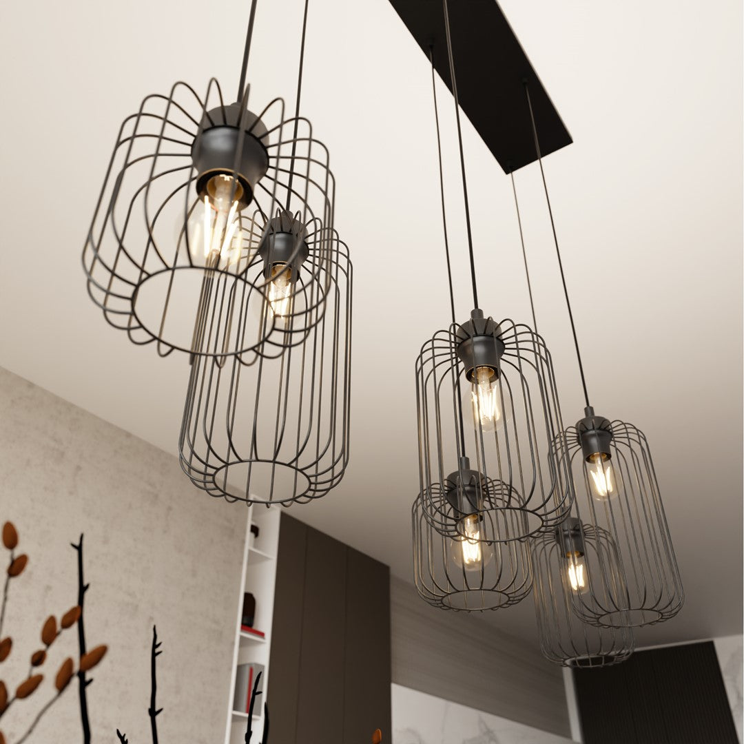 Hanglamp - VANDER 6 blauw