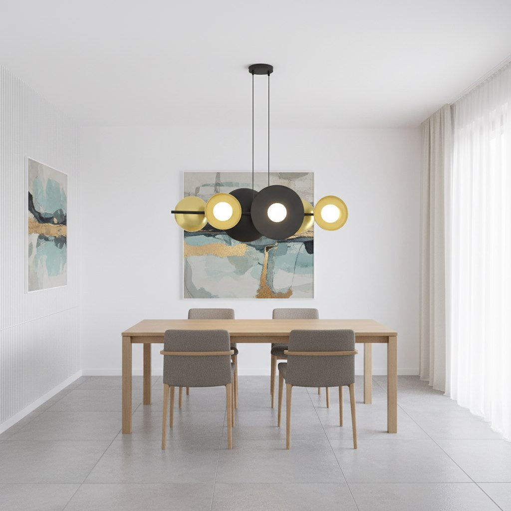 Hanglamp - VOLUME 6 BLOND GOUD