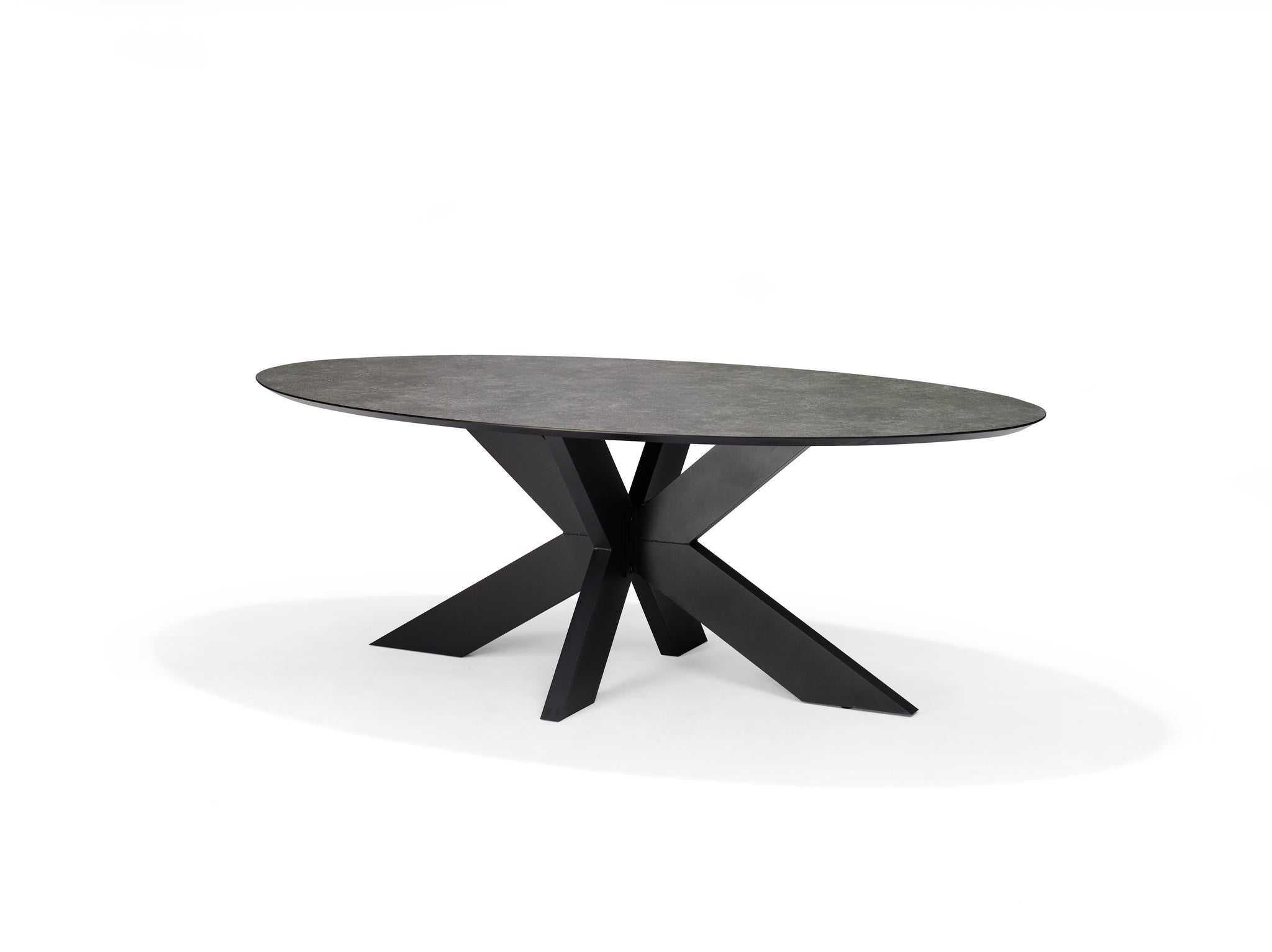 Switch Eetkamertafel 180x100 Ovaal Keramiek+Stellar