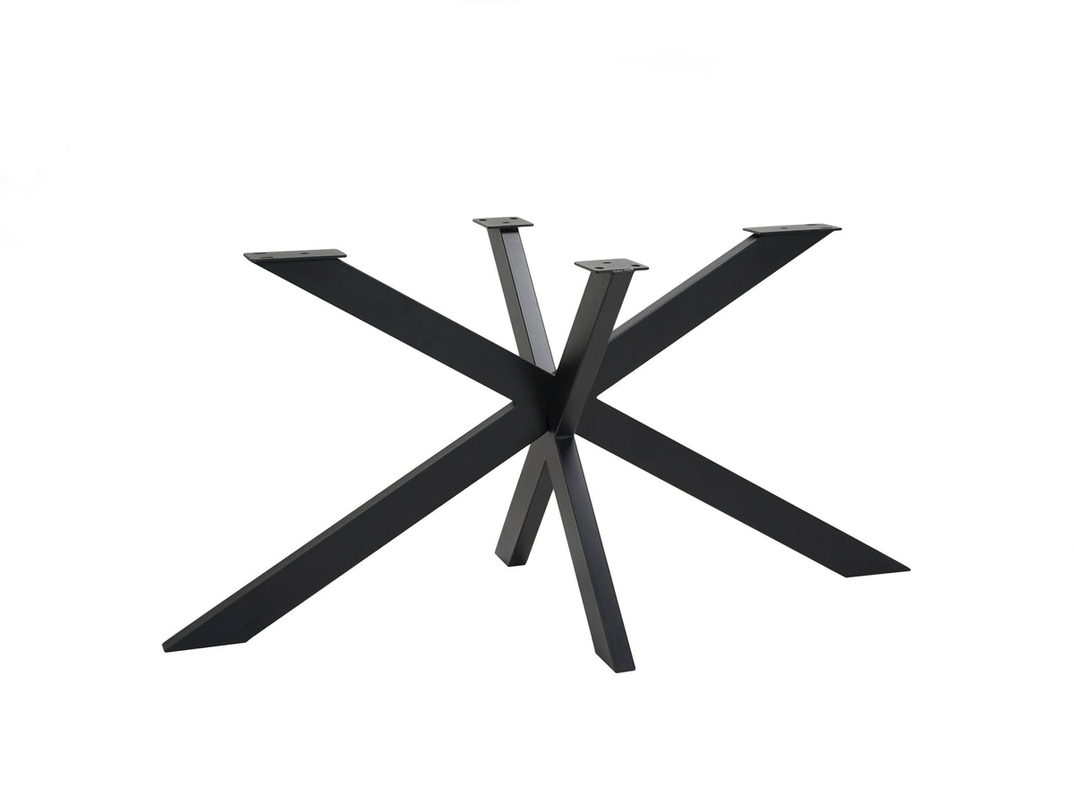 Switch Deense ovale eetkamertafel 240x100 HPL1 Ferro brons+Star