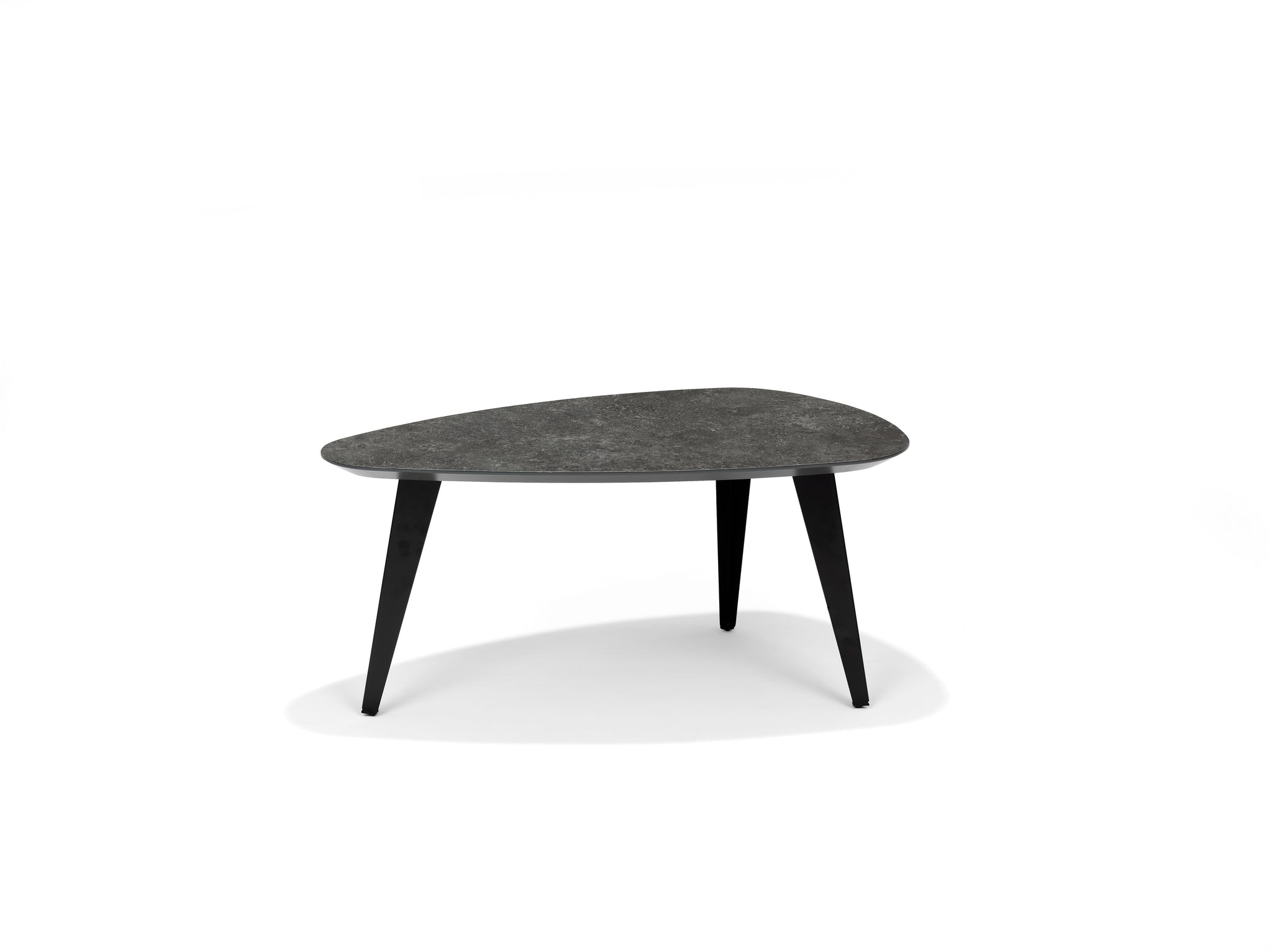Salontafel SWITCH-DION - 95 x 55 cm, niervorm, Orleans, 40 cm hoog