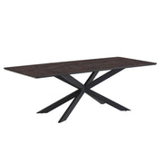 Eettafel Solar 190x100 Rechthoek HPL Ferro Lava 25 mm