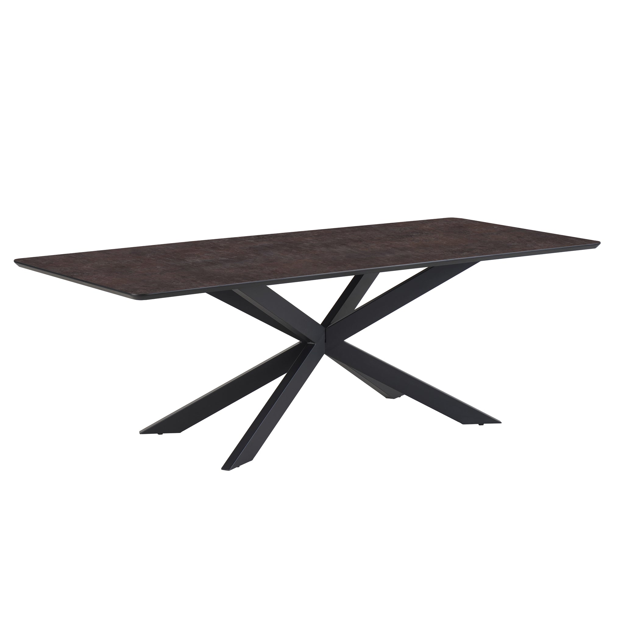 Eettafel Solar 190x100 Rechthoek HPL Ferro Lava 25 mm