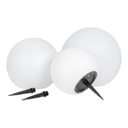 Lifton LED-lamp - oplaadbare lamp met geïntegreerd zonnepaneel, wit, set van 3