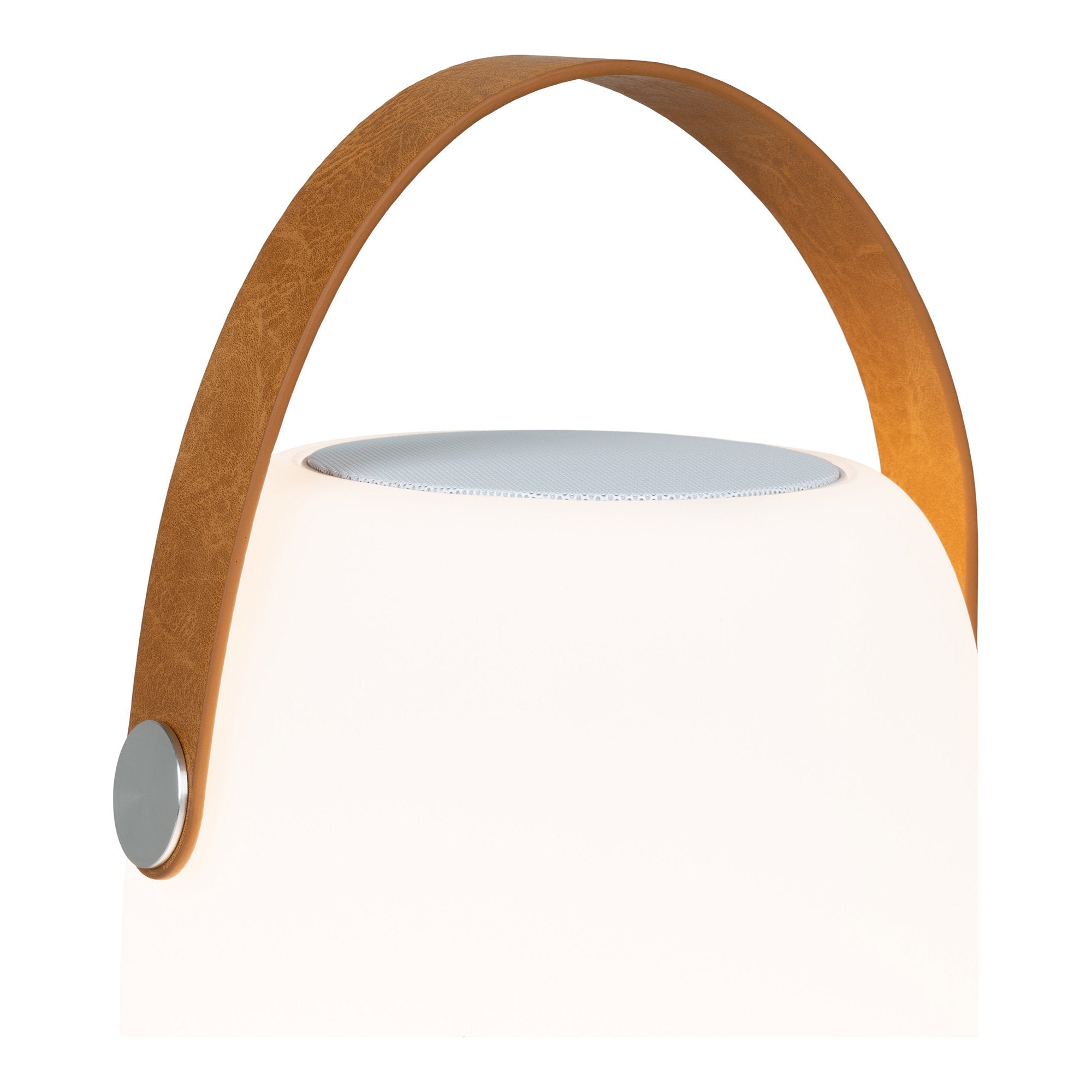 Cardiff LED-lamp - met draagriem, Bluetooth-luidspreker, oplaadbaar, wit