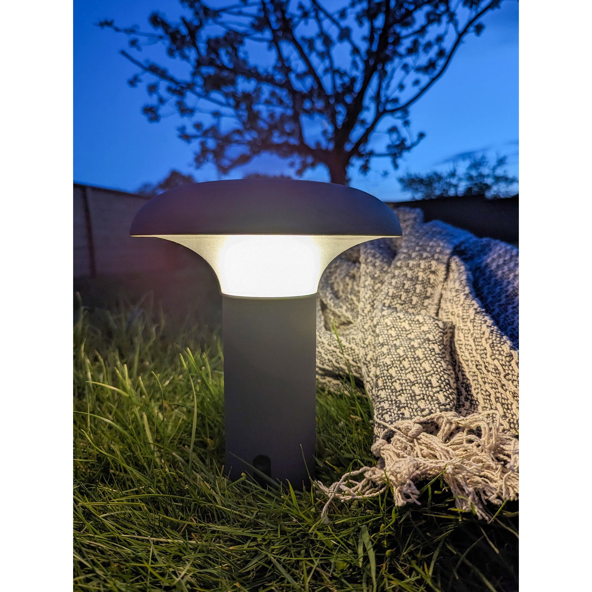 Ramsey LED-lamp - lamp, oplaadbaar, grijs