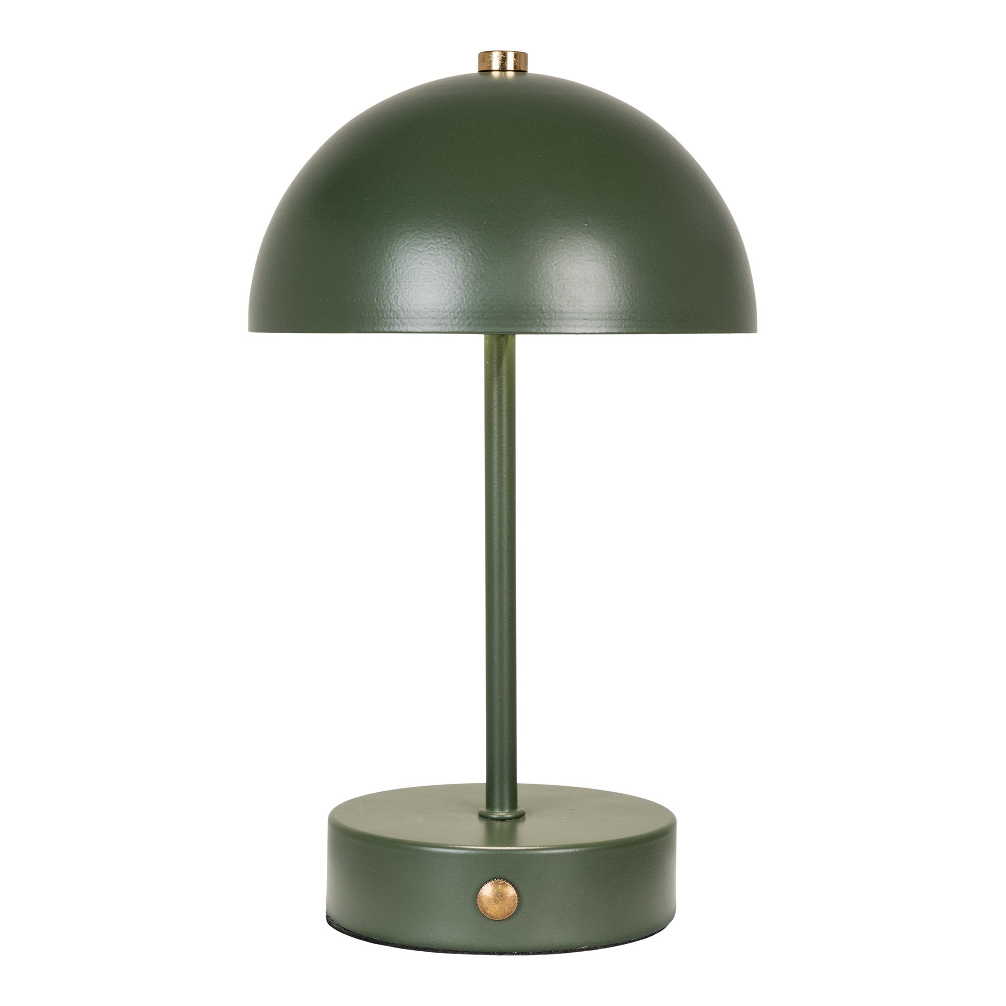 Holt Tafellamp - Tafellamp, oplaadbaar, metaal, groen/messing