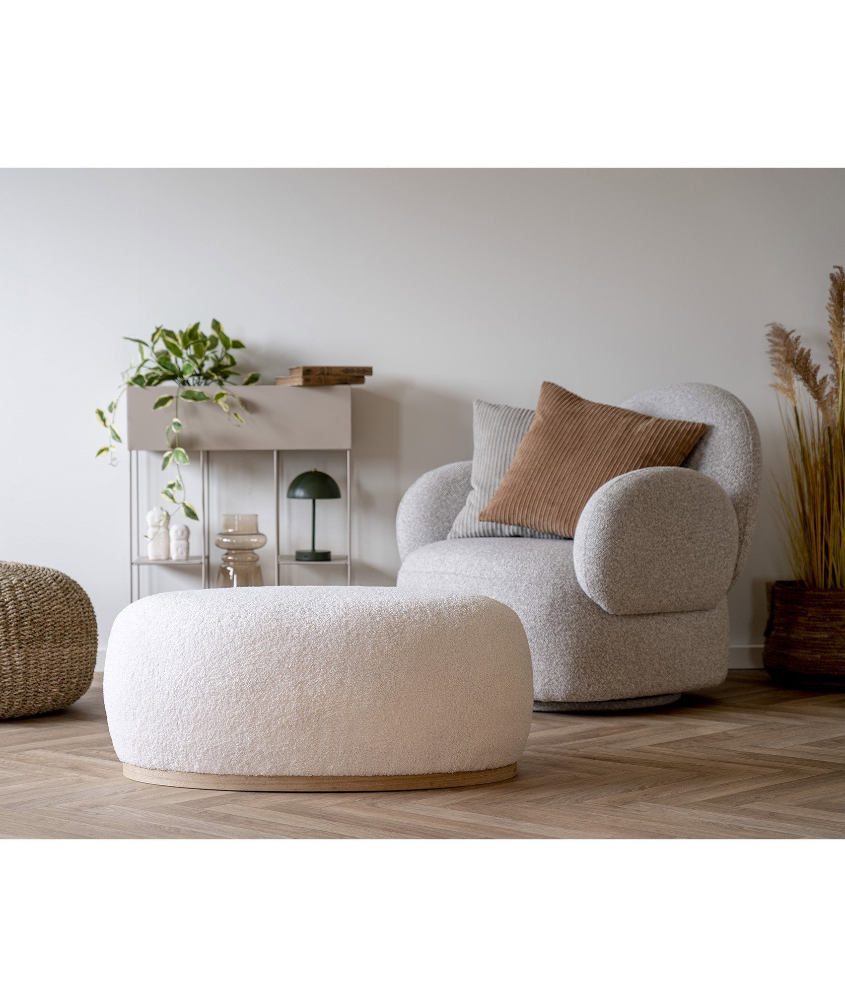 Holt Tafellamp - Tafellamp, oplaadbaar, metaal, groen/messing