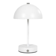 Holt tafellamp - oplaadbare tafellamp, metaal, wit/staal