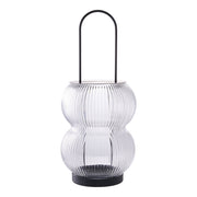 Lucena Lantern - lantaarn, metaal/glas, zwart