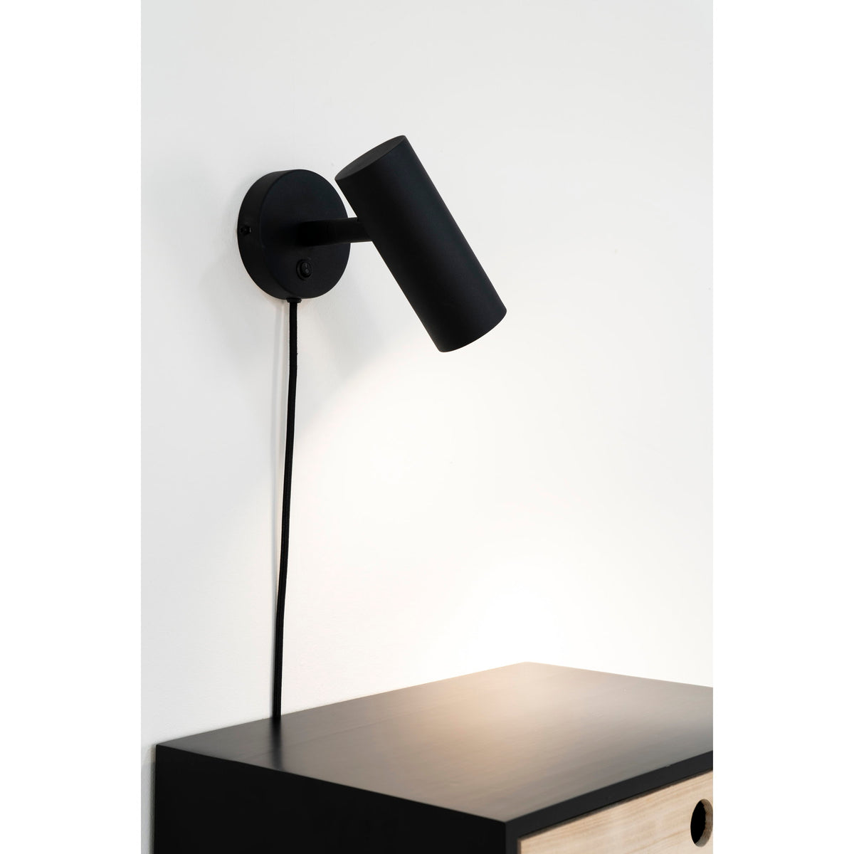 Paris Wandlamp - Wandlamp, metaal, zwart