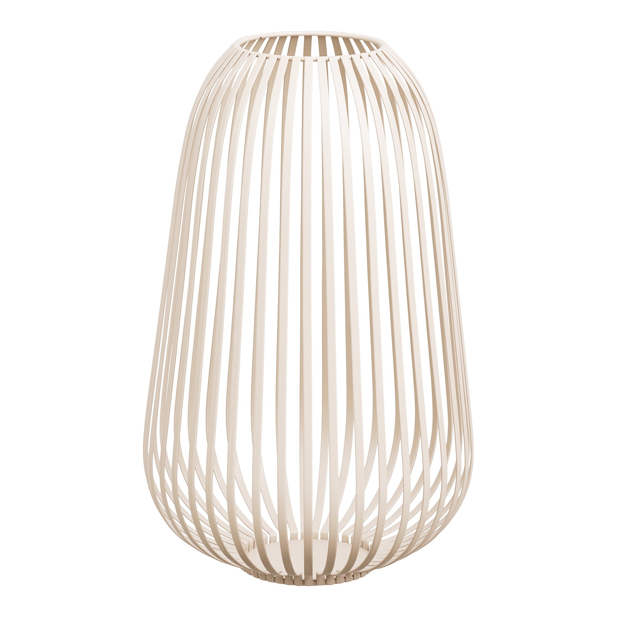 Stoense Lantaarn - Lantaarn, metaal, beige ø24,5x40 cm