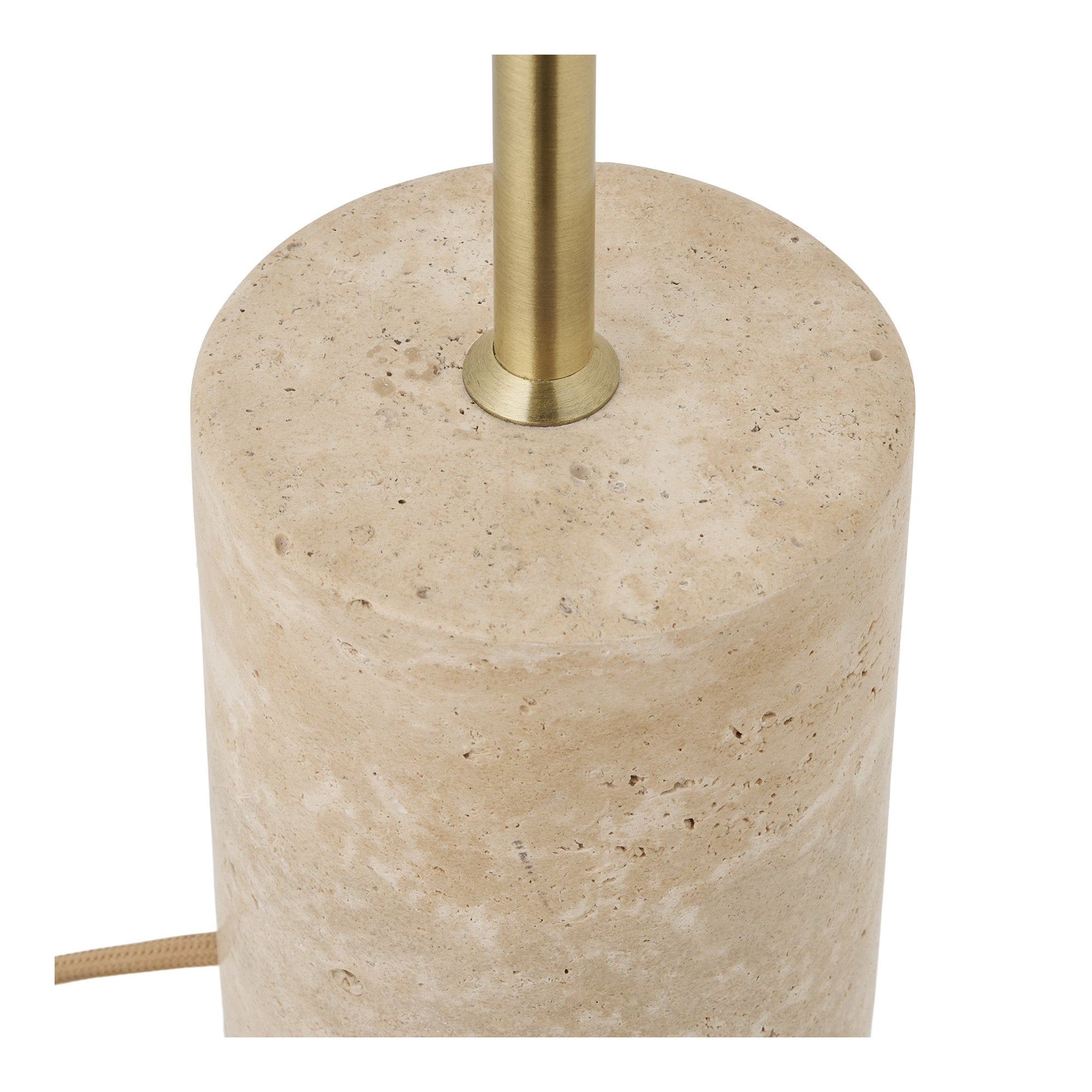 Sheffield Tafellamp - Tafellamp, marmer/metaal, beige