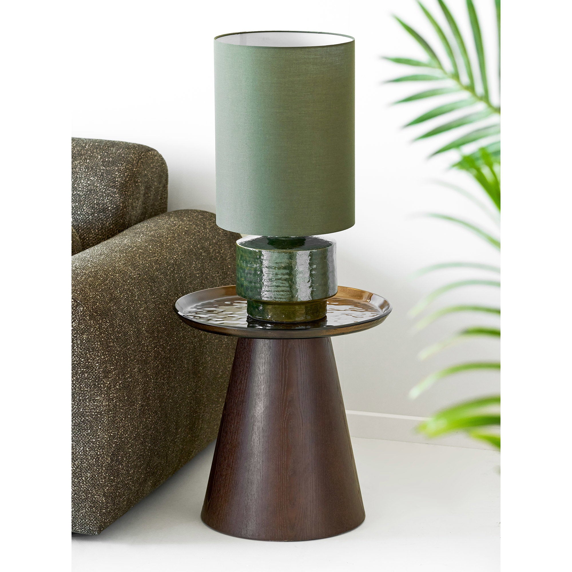 Sibsey tafellamp - tafellamp, steengoed, groen