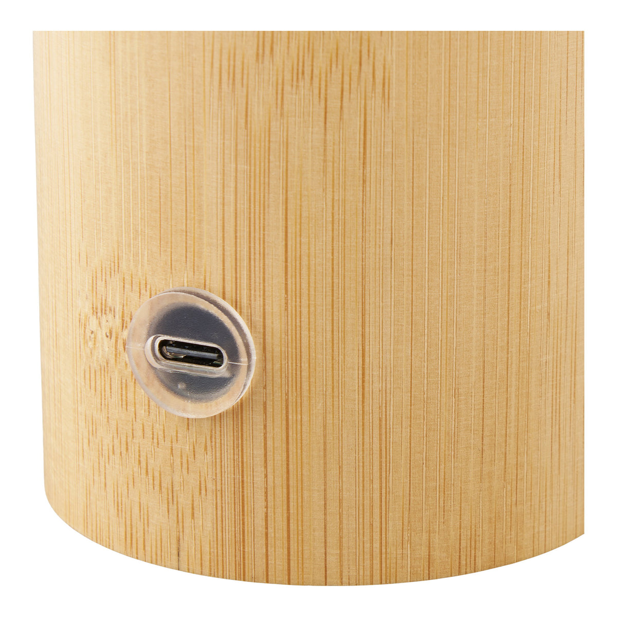 Stafford Tafellamp - Tafellamp, oplaadbaar, bamboe/metaal/kunststof, naturel/wit