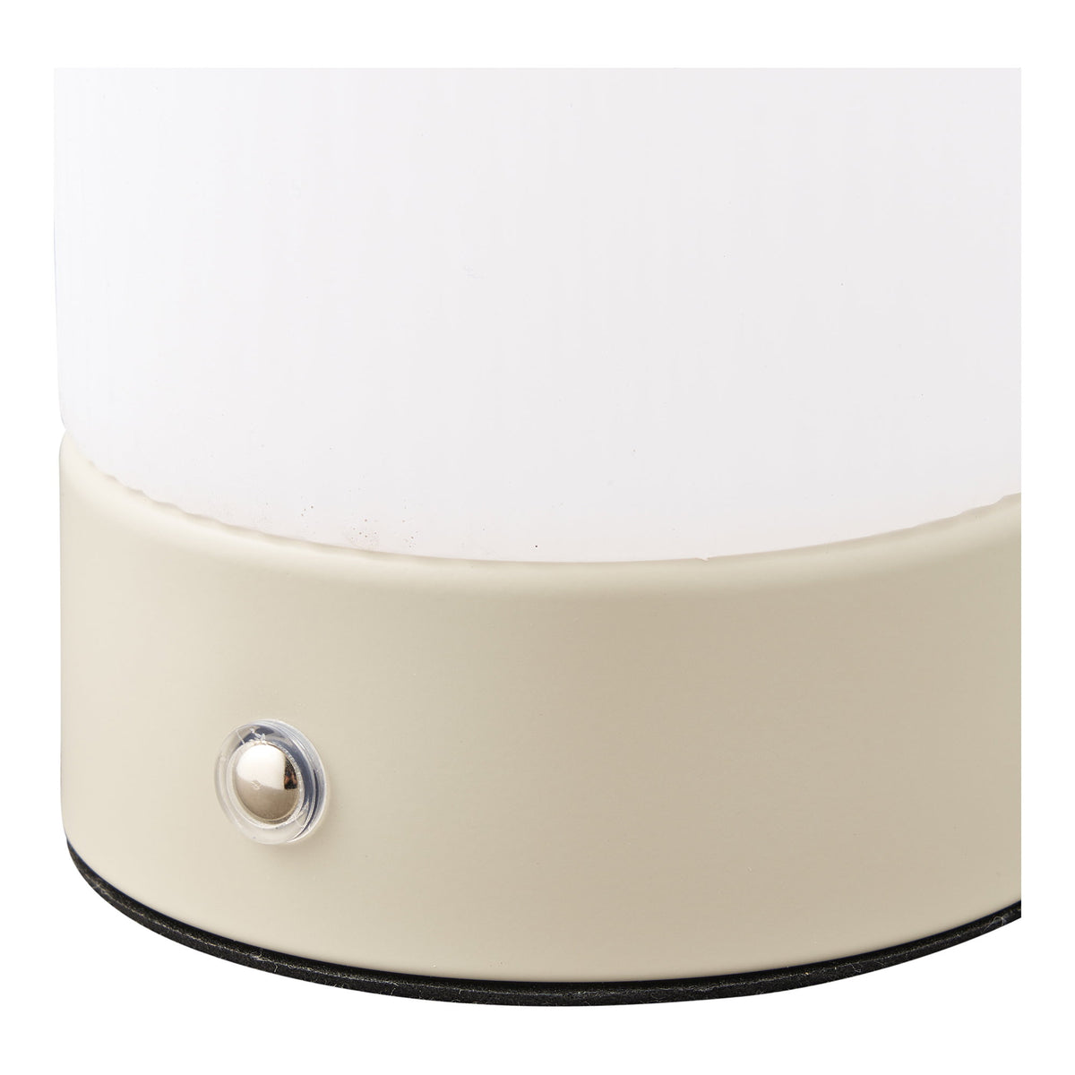 Ashford tafellamp - oplaadbare tafellamp, metaal/PE, beige/wit