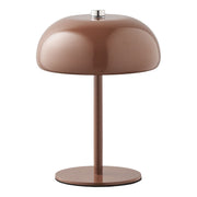 Margate Tafellamp - Tafellamp, oplaadbaar, metaal, bruin ø13 cm
