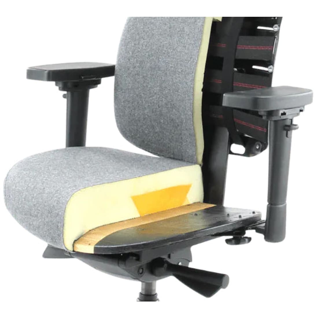 Sit And Move Therapod X Compact Lichtgrijs - Bureaustoel Wolvilt Fenice