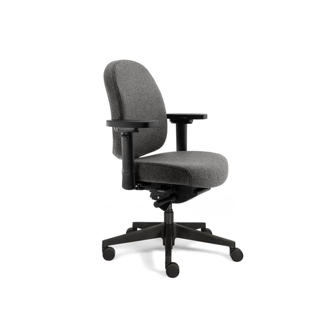 Sit And Move Therapod X Compact Middengrijs - Bureaustoel Wolvilt Fenice