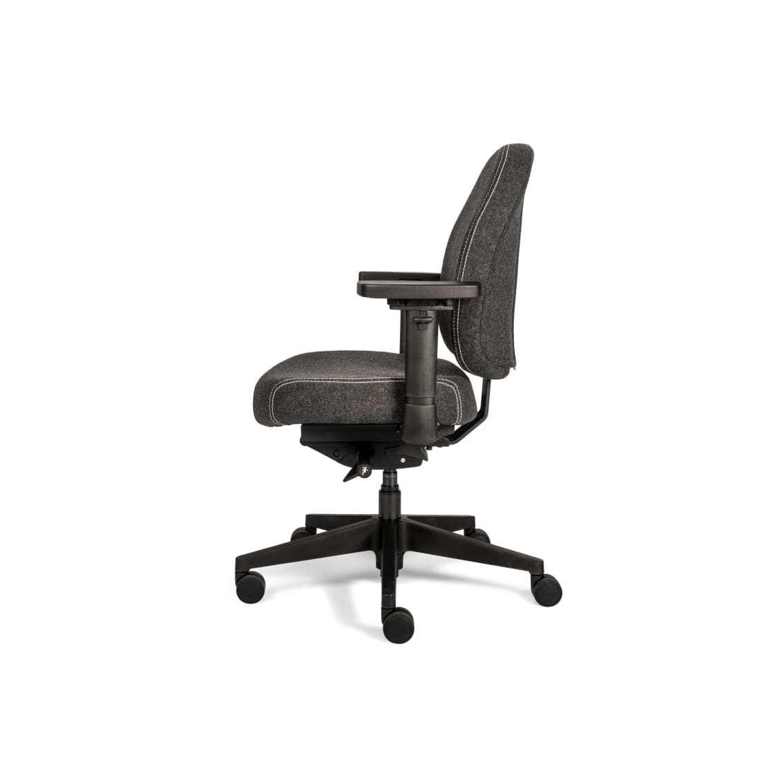 Sit And Move Therapod X Compact Donkergrijs - bureaustoel wolvilt Fenice