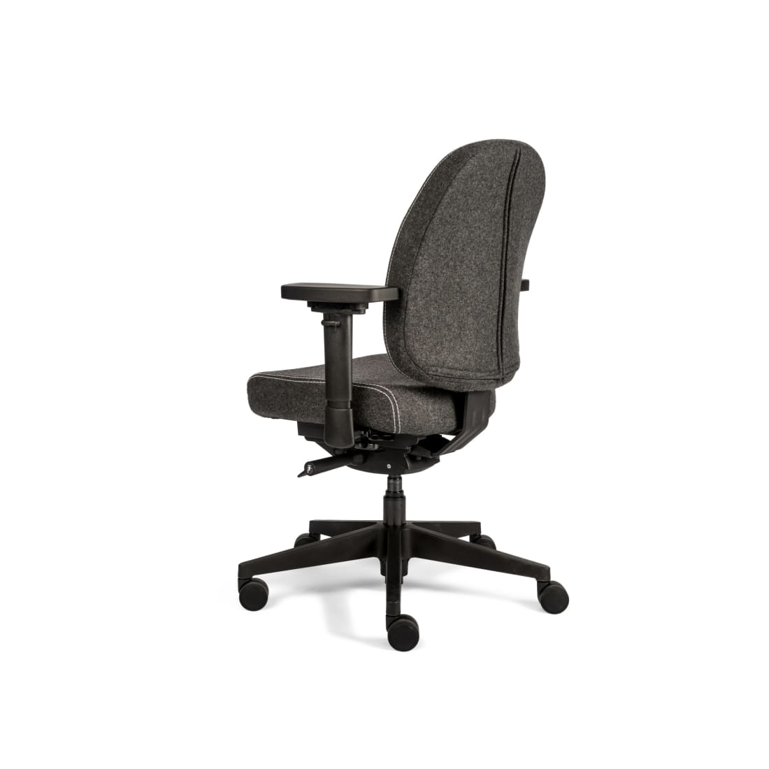 Sit And Move Therapod X Compact Donkergrijs - bureaustoel wolvilt Fenice