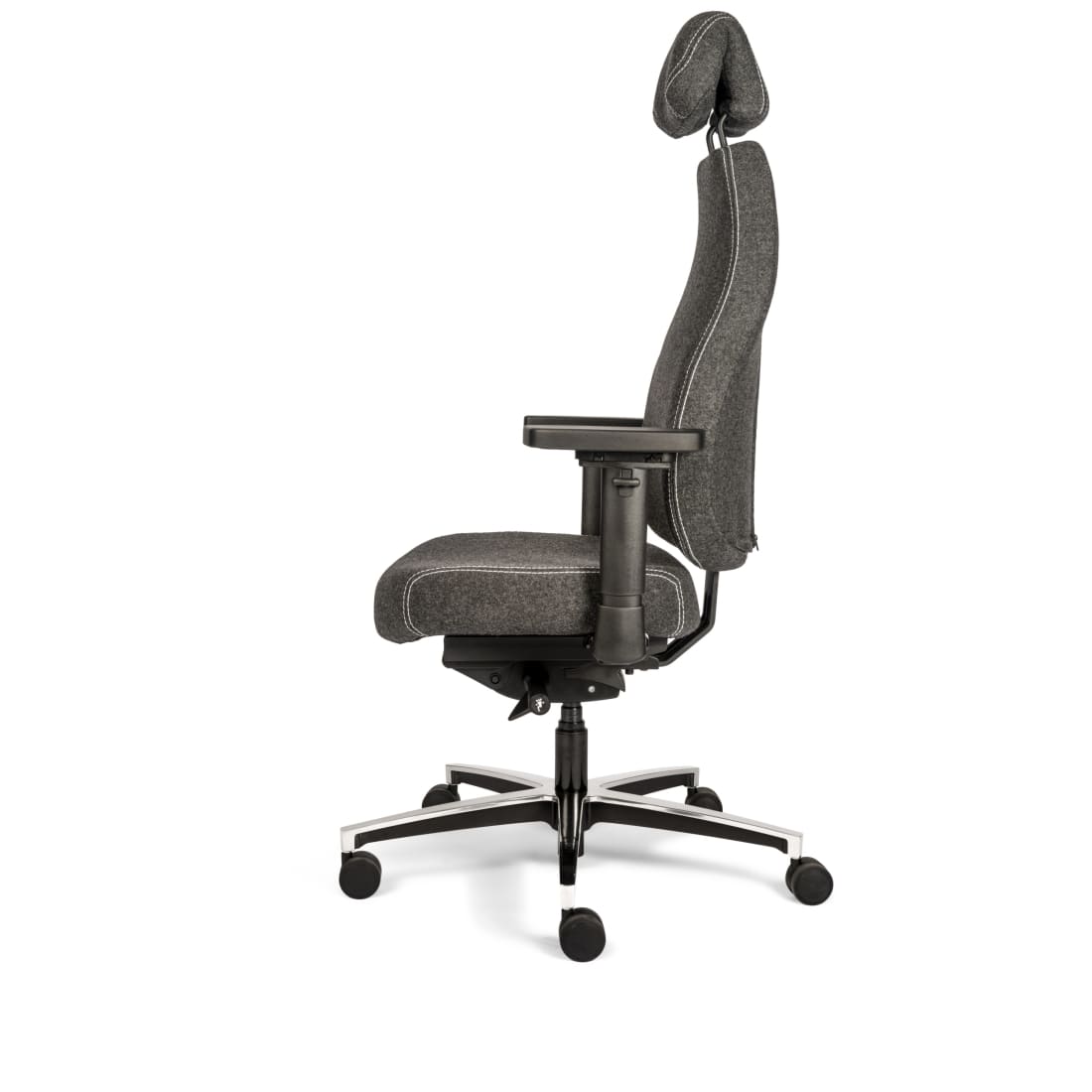 Sit And Move Therapod X hoofdsteun donkergrijs - bureaustoel wolvilt Fenice