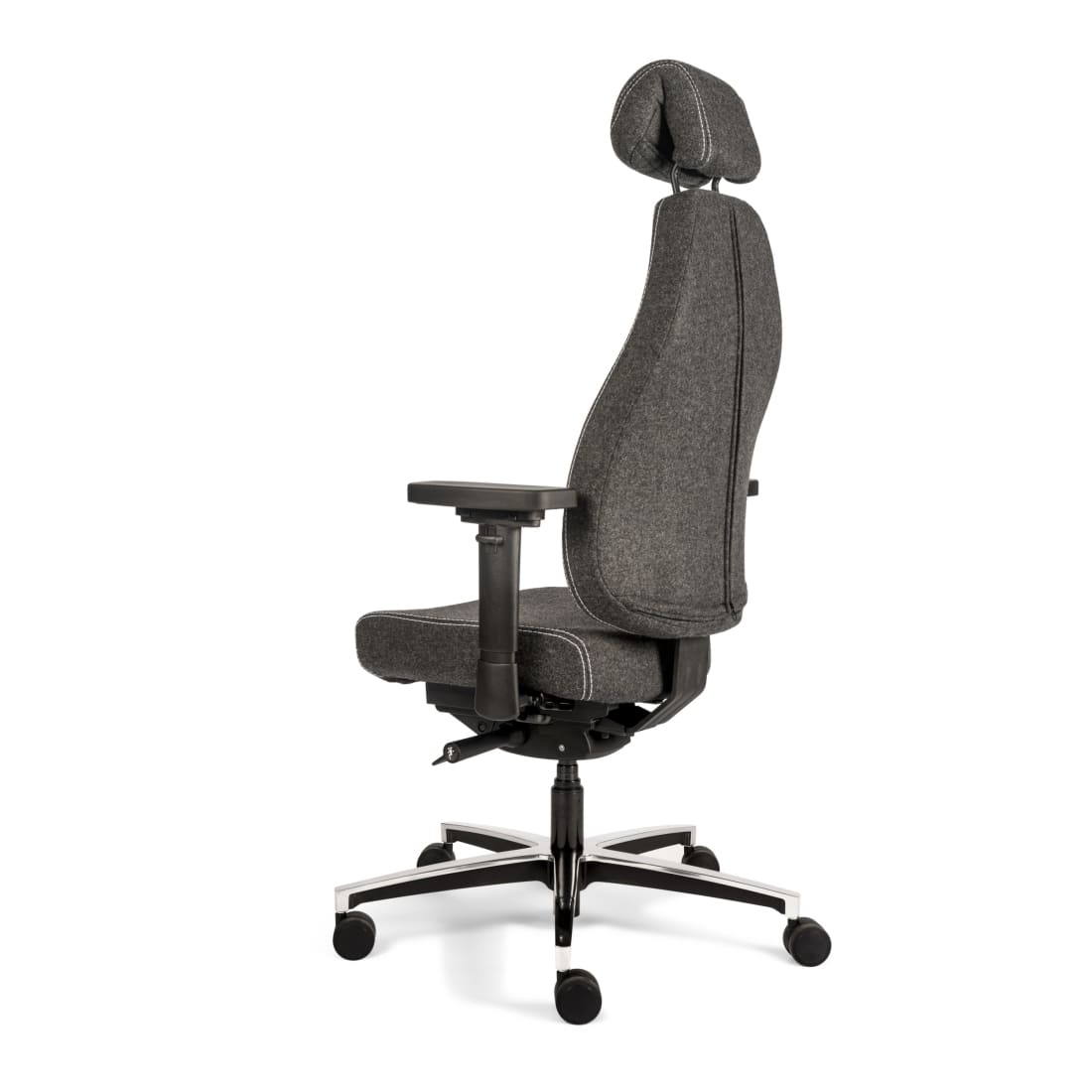 Sit And Move Therapod X hoofdsteun donkergrijs - bureaustoel wolvilt Fenice