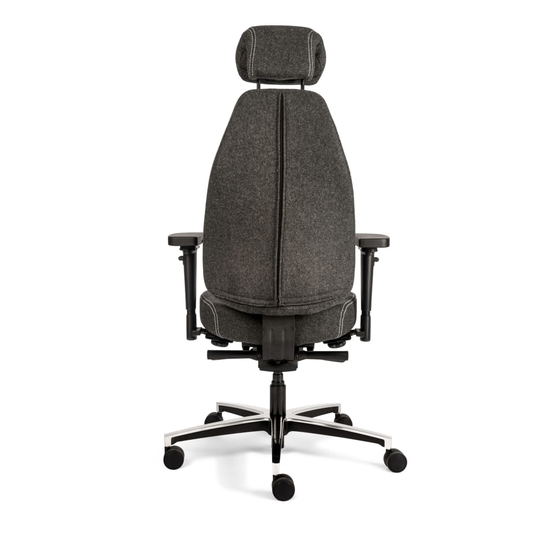 Sit And Move Therapod X hoofdsteun donkergrijs - bureaustoel wolvilt Fenice