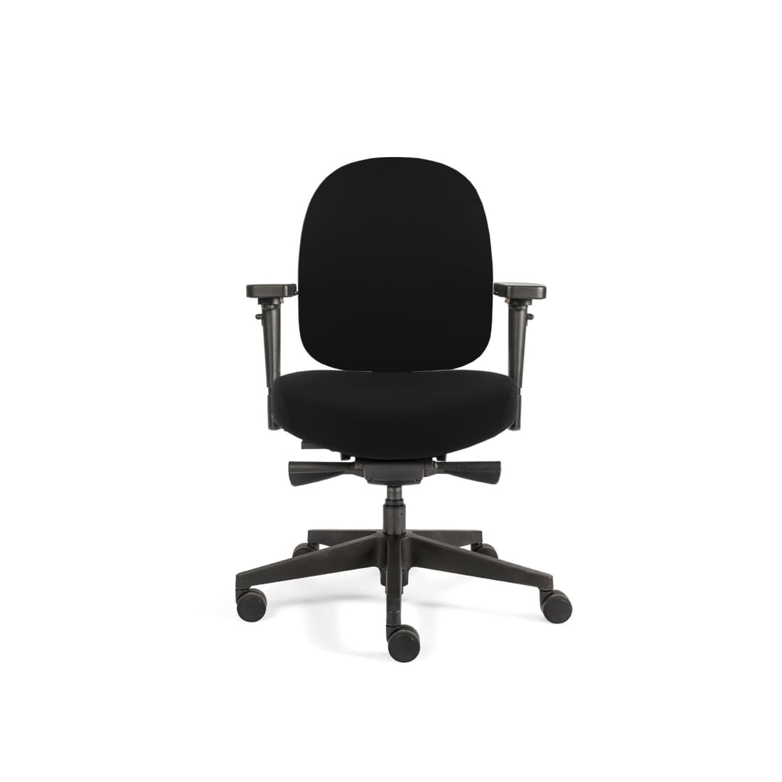 Zit en Beweeg Therapod X Compact Zwart - Bureaustoel Wolvilt Fenice