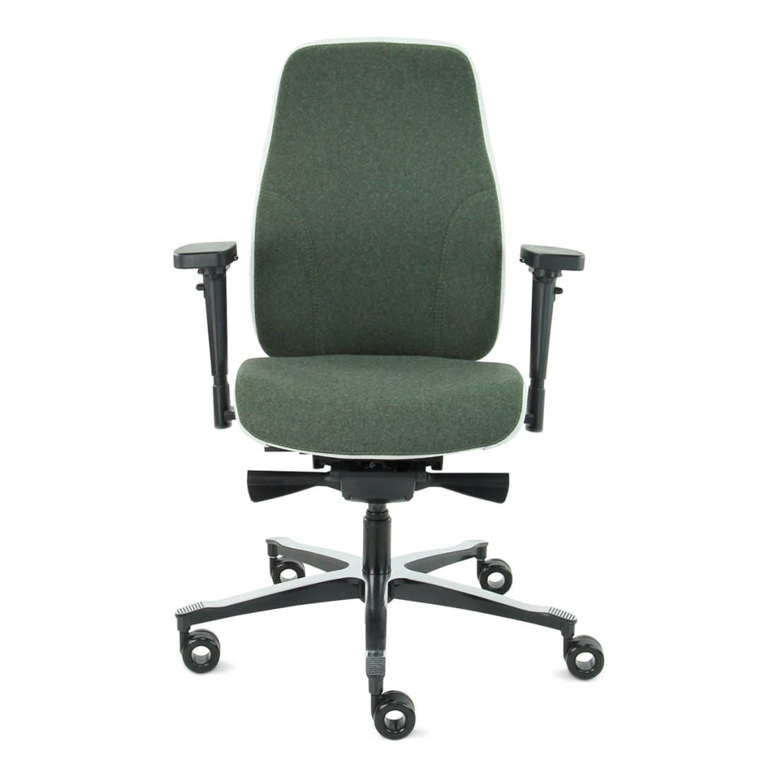 Sit And Move Therapod X2 Olijf - Bureaustoel Facet Wol Olijf/Asgrijs
