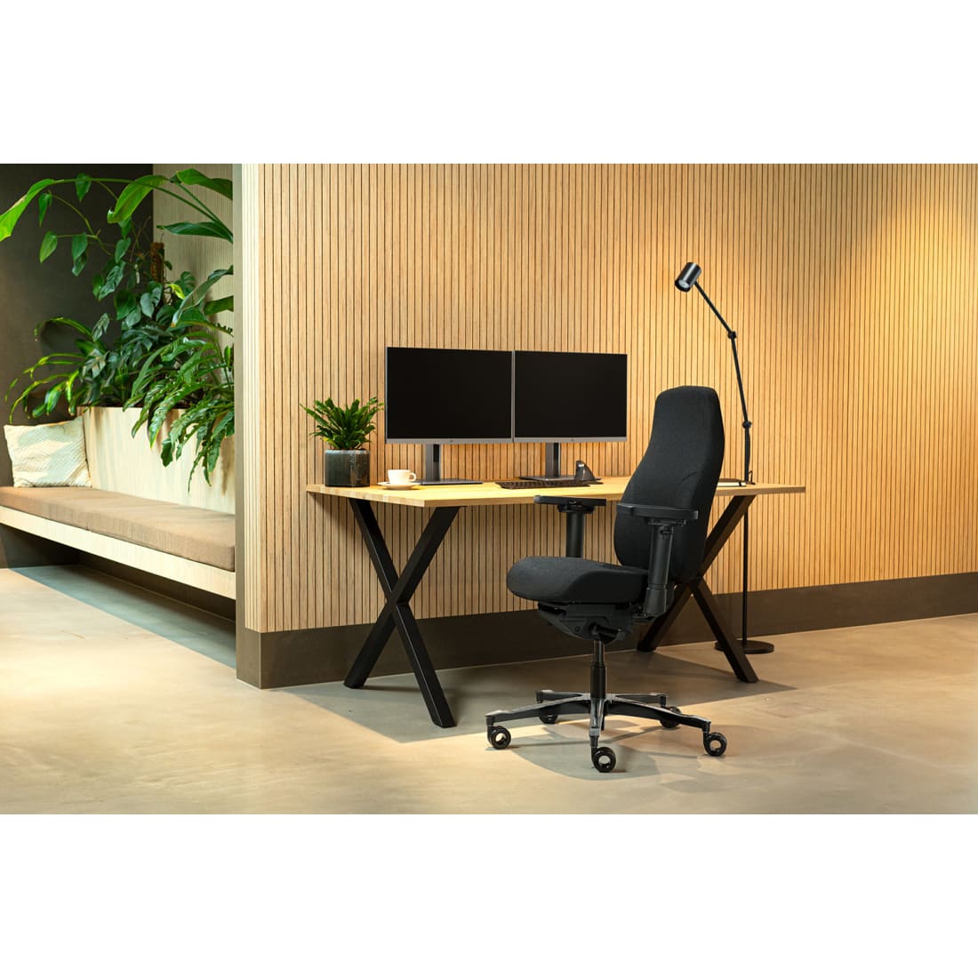 Sit And Move Therapod X2 Zwart - Mirage bureaustoel