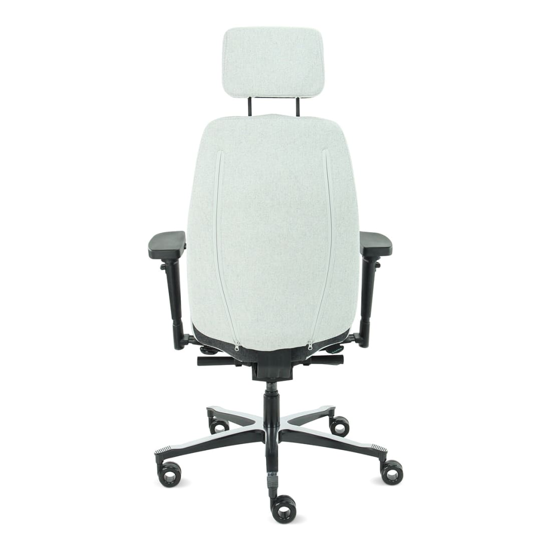 Sit And Move Therapod X2 HR Hoofdsteun Grijs - Bureaustoel Facet Wol Middengrijs/Asgrijs