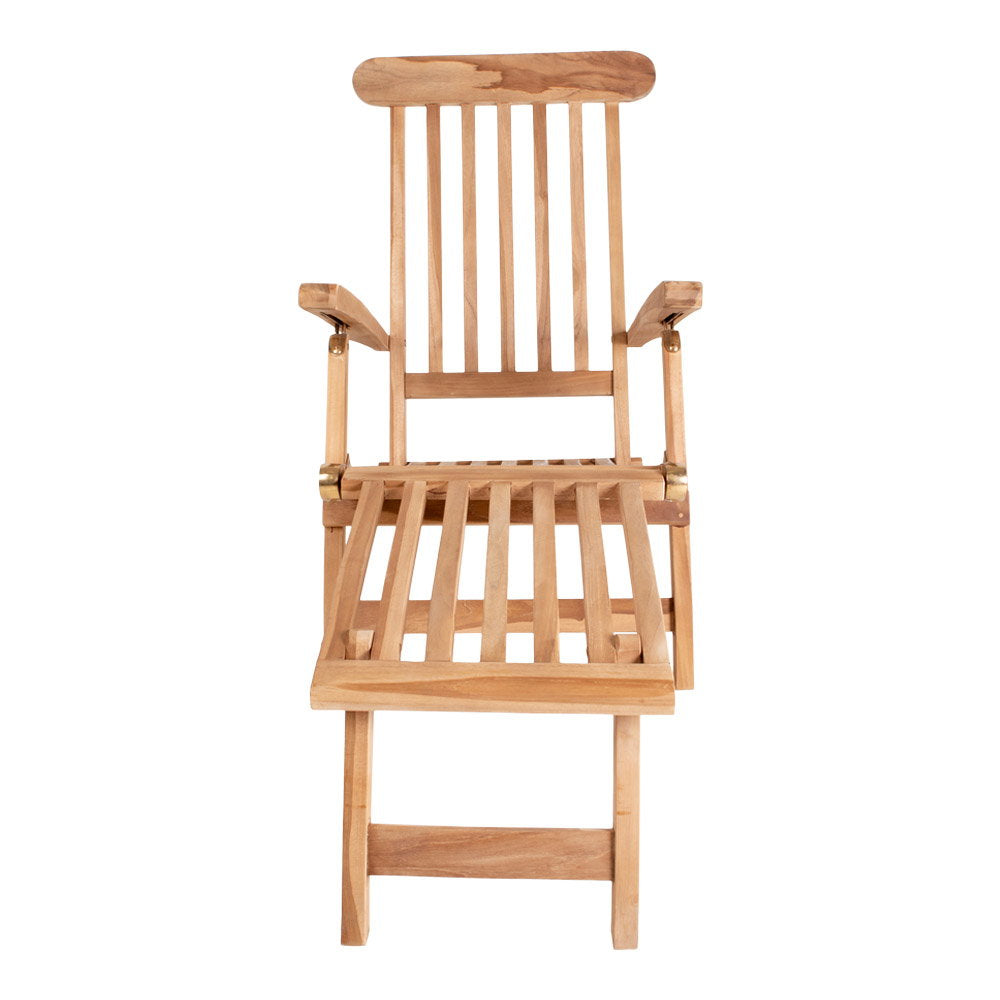 Arrecife ligstoel - ligstoel met verstelbare rugleuning, teak, naturel
