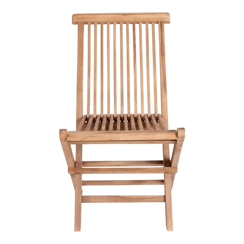 Toledo Eetkamerstoel - Eetkamerstoel, teakhout, naturel (set van 2)