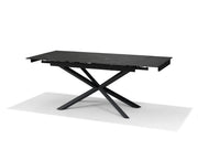 Eettafel Reno Tafel - Zwart Deckstone 136-196X90 Uitschuifbaar