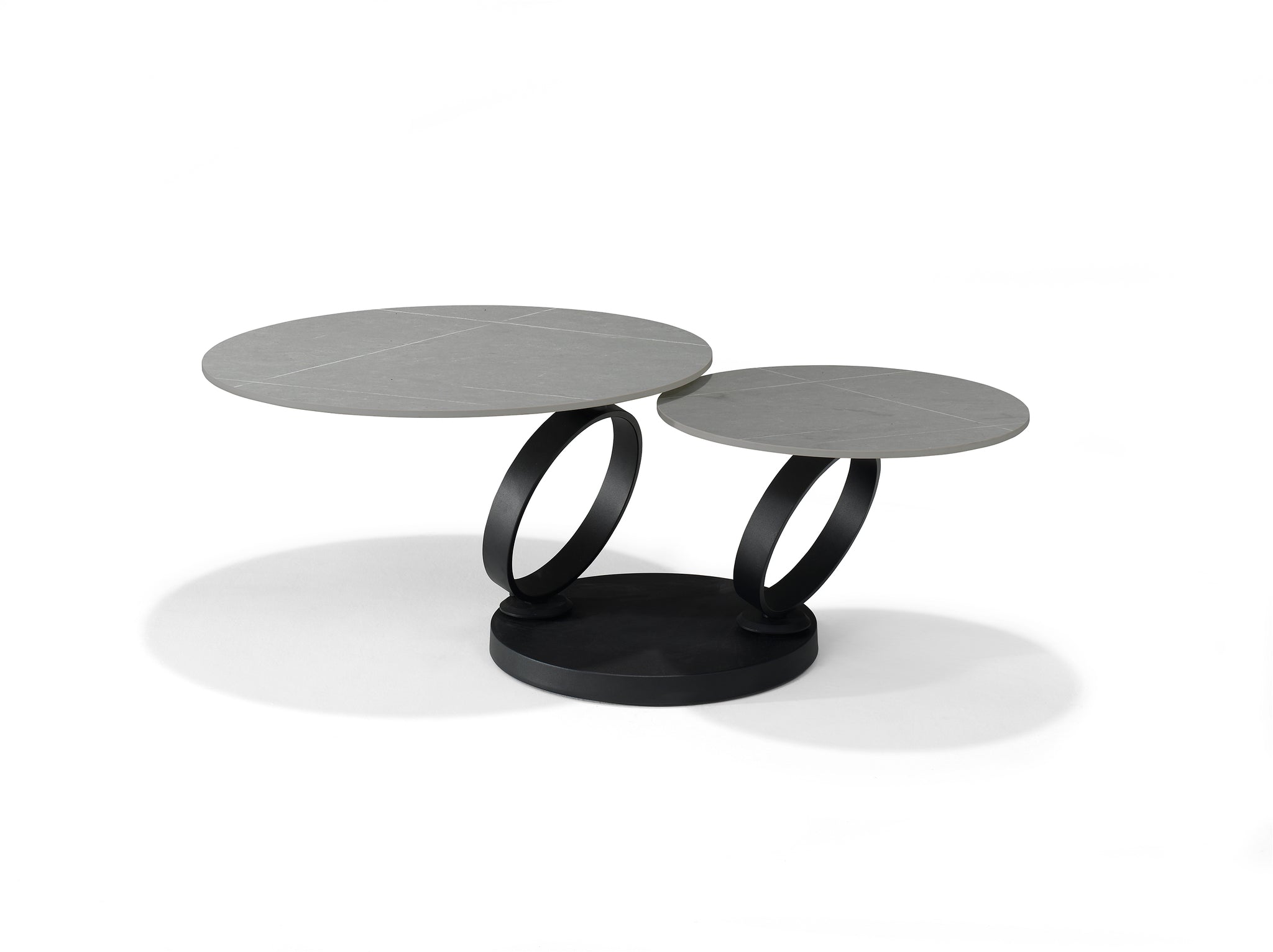 Orion Salontafel B-5706 - Grijs Deckstone - 2 Draaibare Bladen