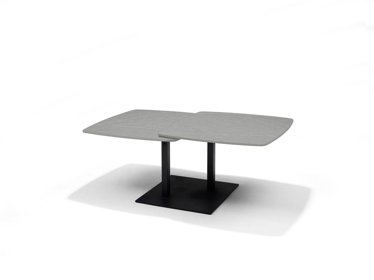 Gemini salontafel - Deckstone grijs - 2 uitschuifbare bladen