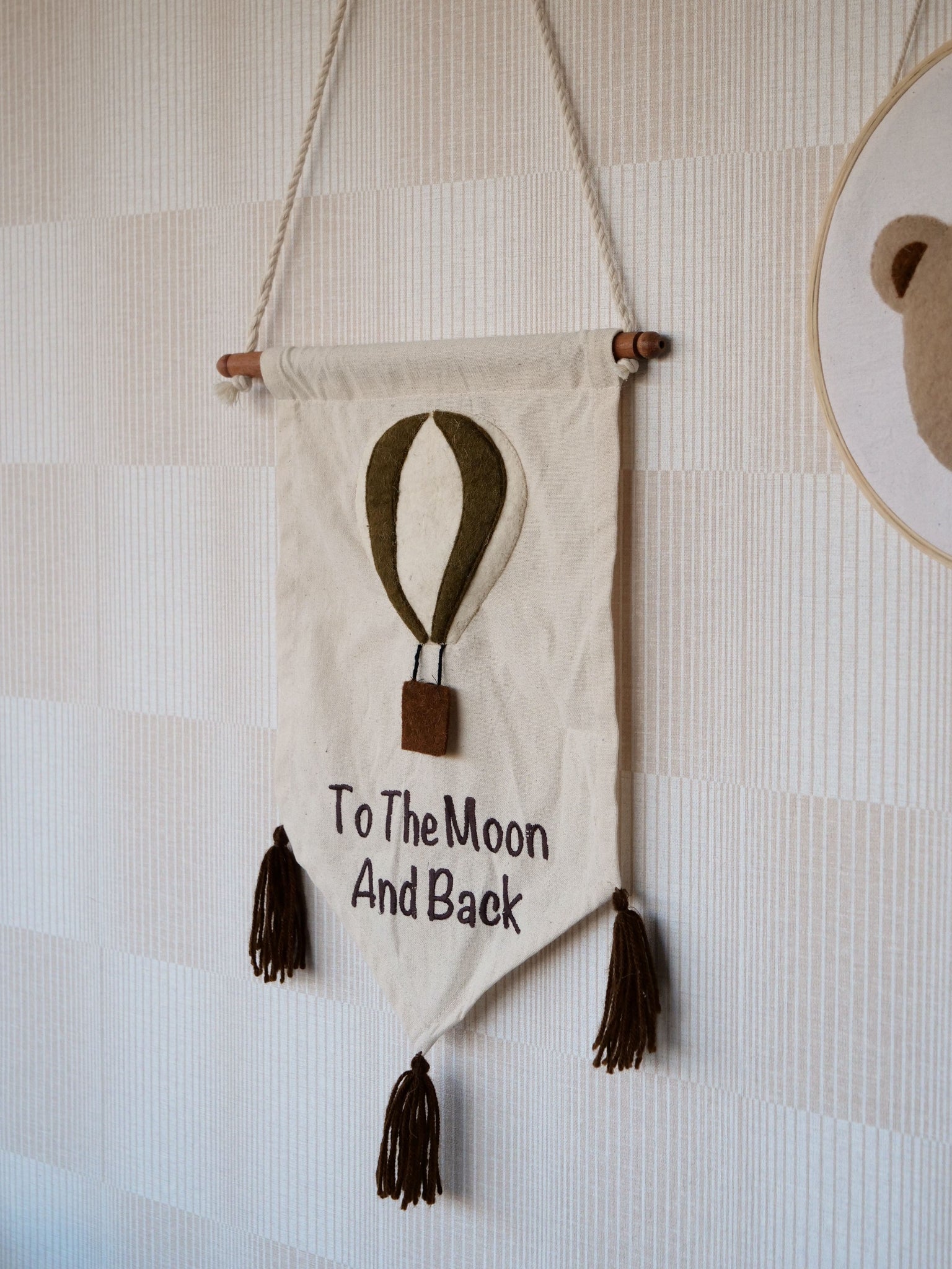 Kidsdepot wandhanger Ballon - taupe
