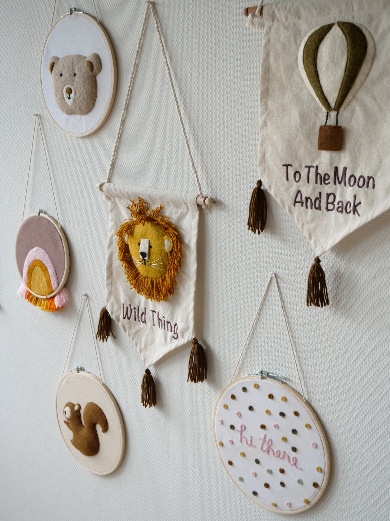 Kidsdepot wandhanger Mikko - meerkleurig