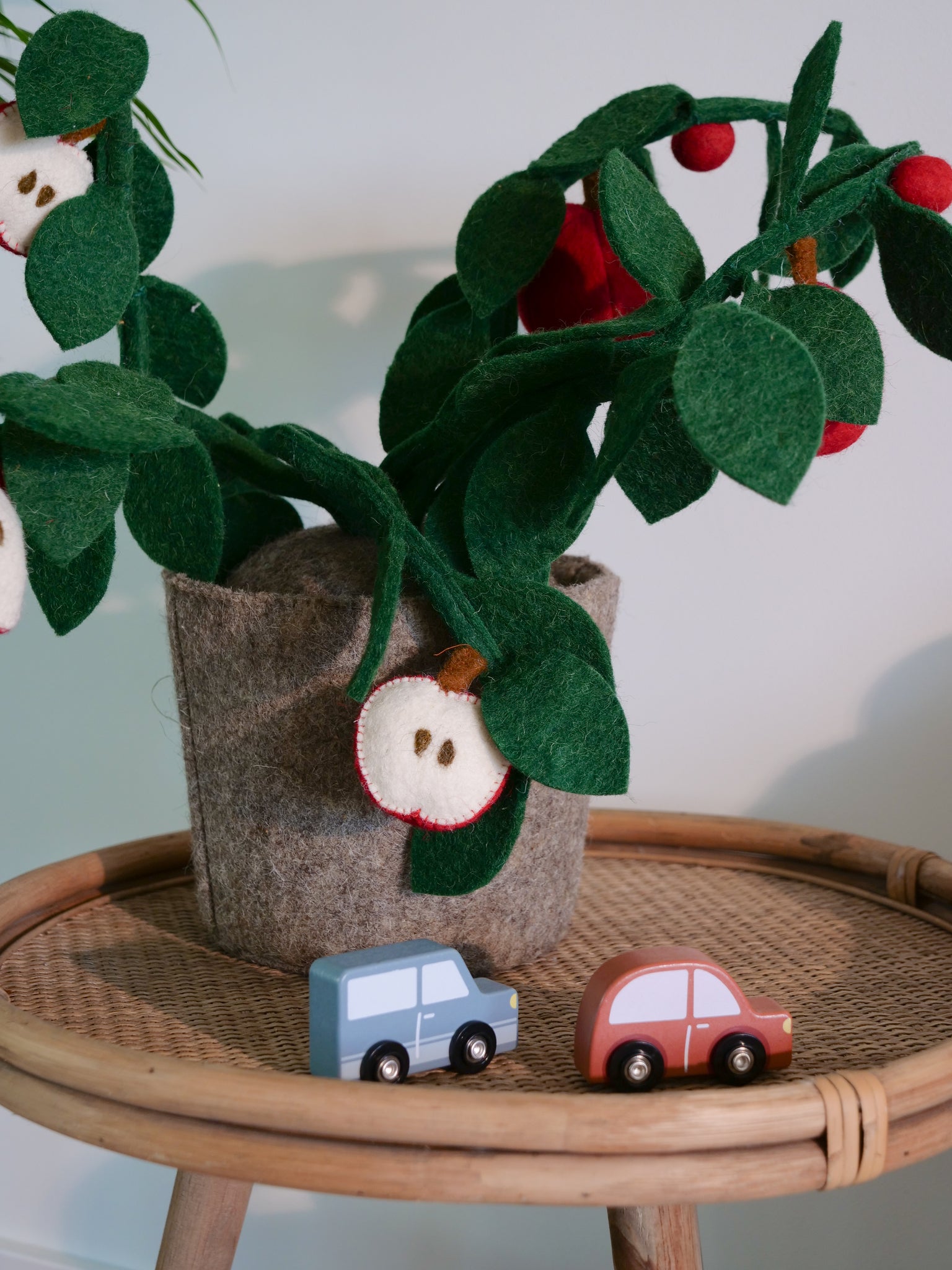 Kidsdepot vilten plant Appel - rood