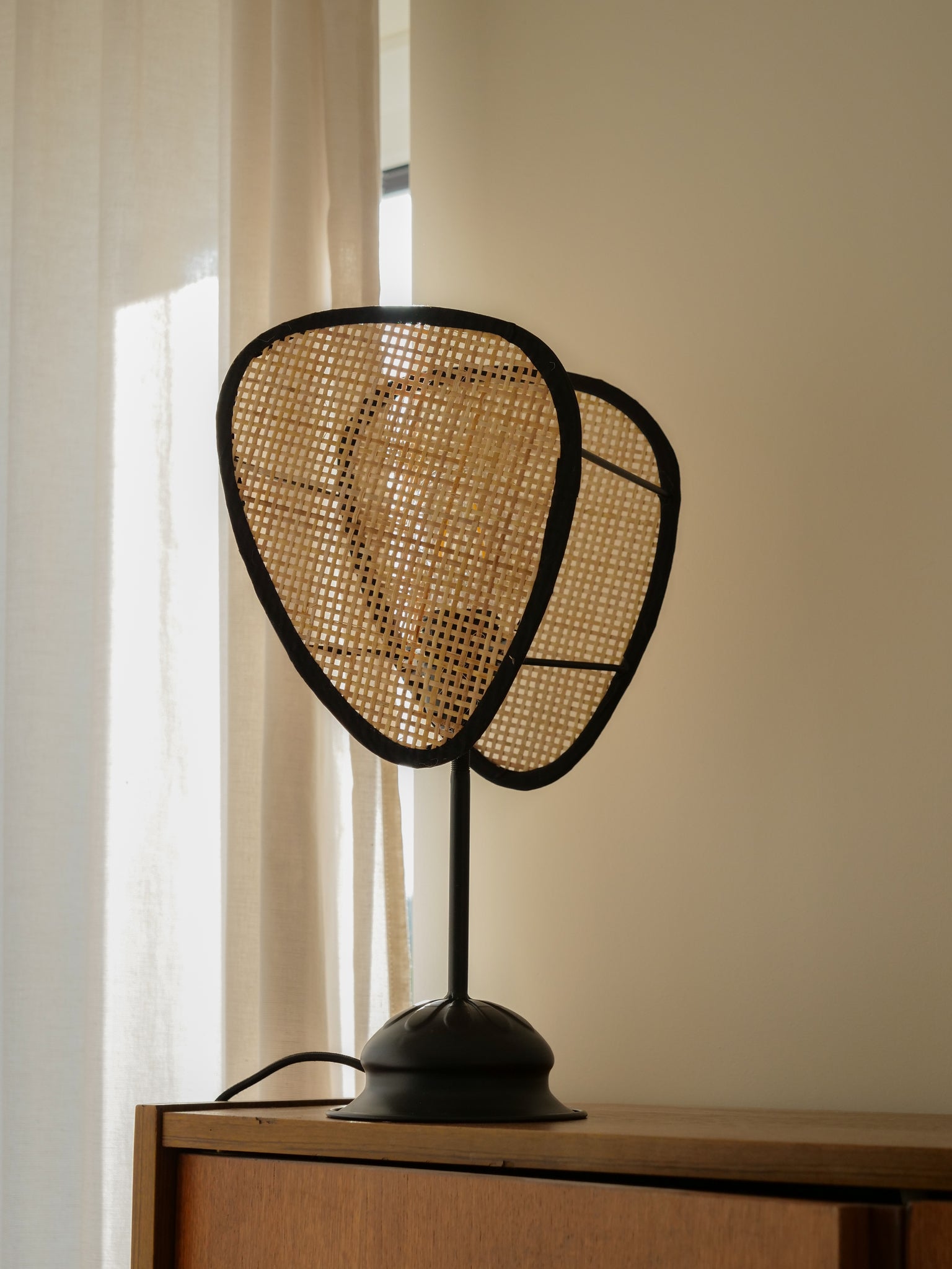 Kidsdepot lamp Myke naturel - zwart