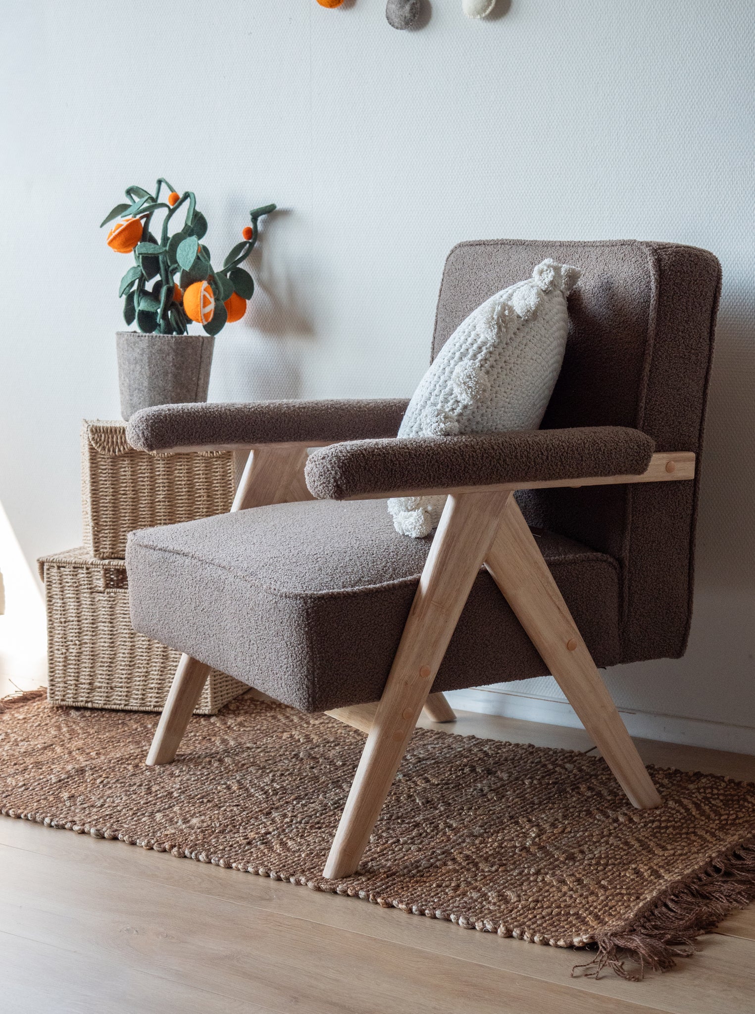 Kidsdepot kinderfauteuil Anouk - taupe